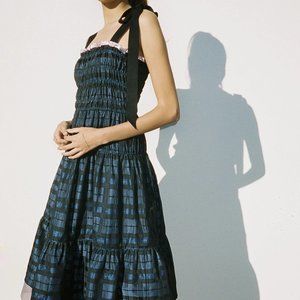 Ciao Lucia Pirro Dress - Woven Taffeta Sapphire